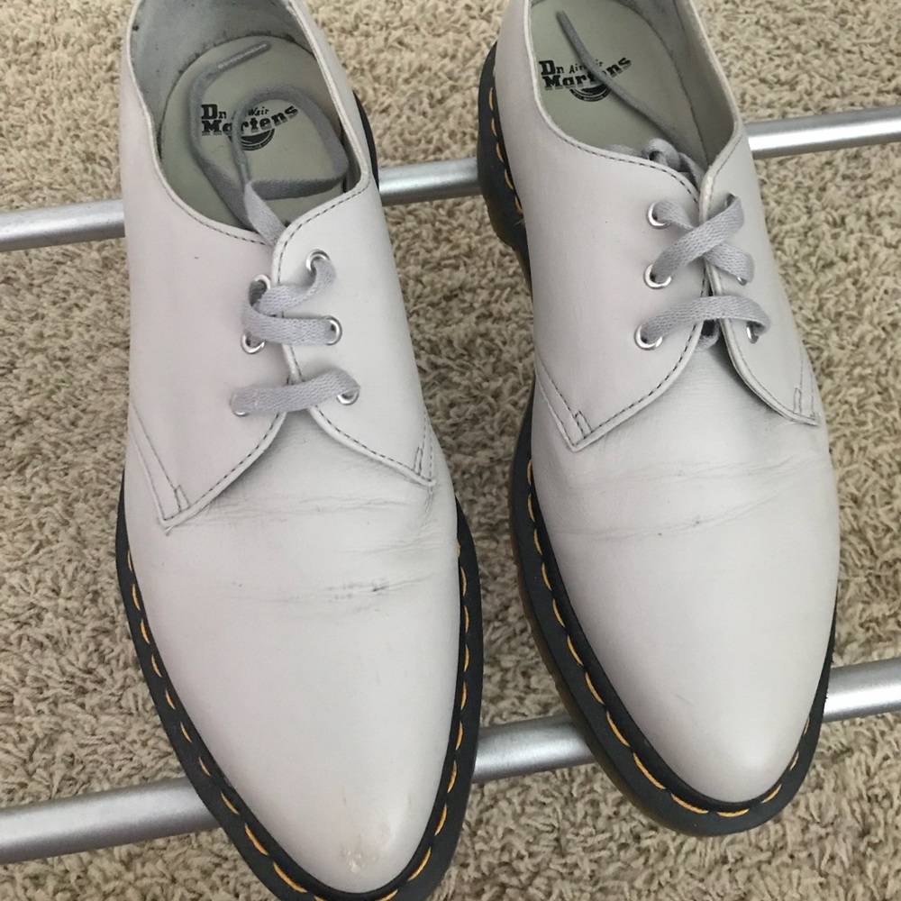 Dr Martens Light Gray Oxfords
